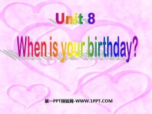When is your birthday?PPTμ8