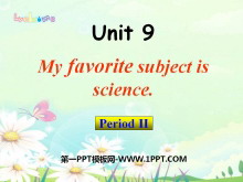 My favorite subject is sciencePPTμ6