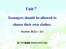 Teenagers should be allowed to choose their own clothesPPTμ17