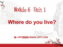 Where do you live?PPTμ