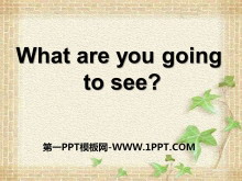 What are you going to see?PPTμ