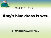 Amy's blue dress is wetPPTμ