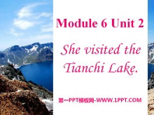 She visited the Tianchi LakePPTμ3