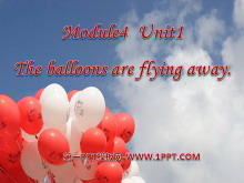 The balloons are flying awayPPTμ3