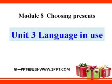 Language in useChoosing presents PPTμ