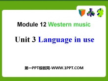 Language in useWestern music PPTμ2