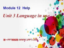 Language in useHelp PPTμ4