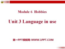 Language in useHobbies PPTμ