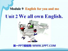 We all own EnglishEnglish for you and me PPTμ