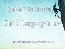 Language in useMy future life PPTμ