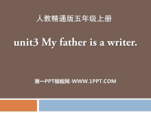 My father is a writerPPTμ2