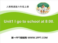 I go to school at 8:00PPTμ
