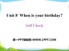 When is your birthday?PPTμ17