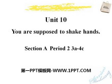 You are supposed to shake handsPPTμ9